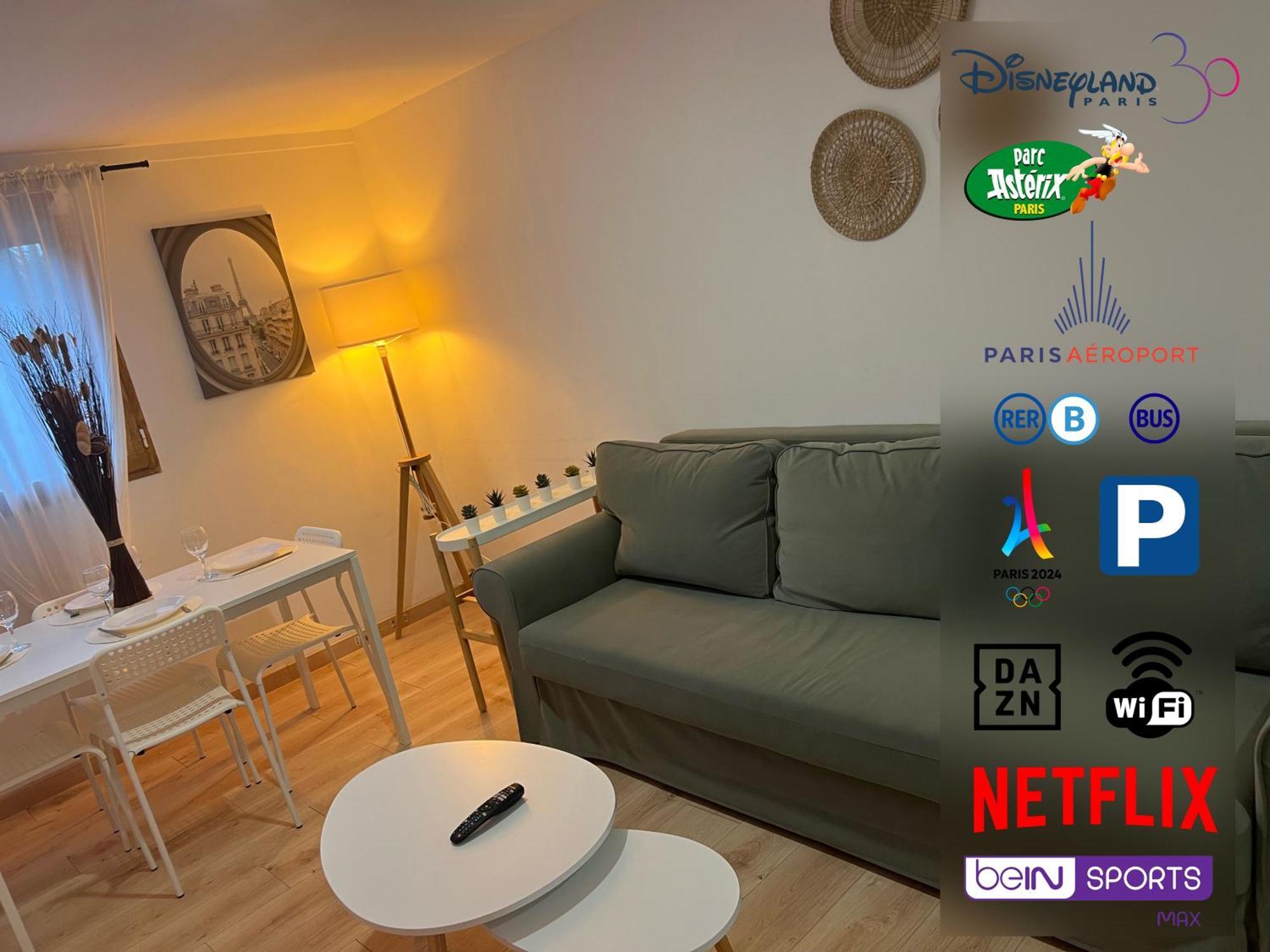 Appartement Pres De Paris, Disney & Cdg Tremblay-en-France Esterno foto